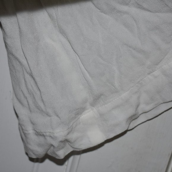 Free people white vneck top with boho sleeves - Picture 4 of 5